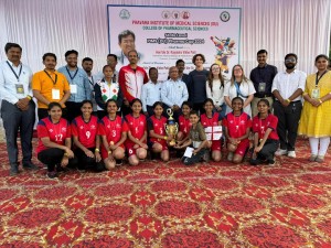 State level PIMS (DU) Pharma Cup 2024 Women Volleyball winner